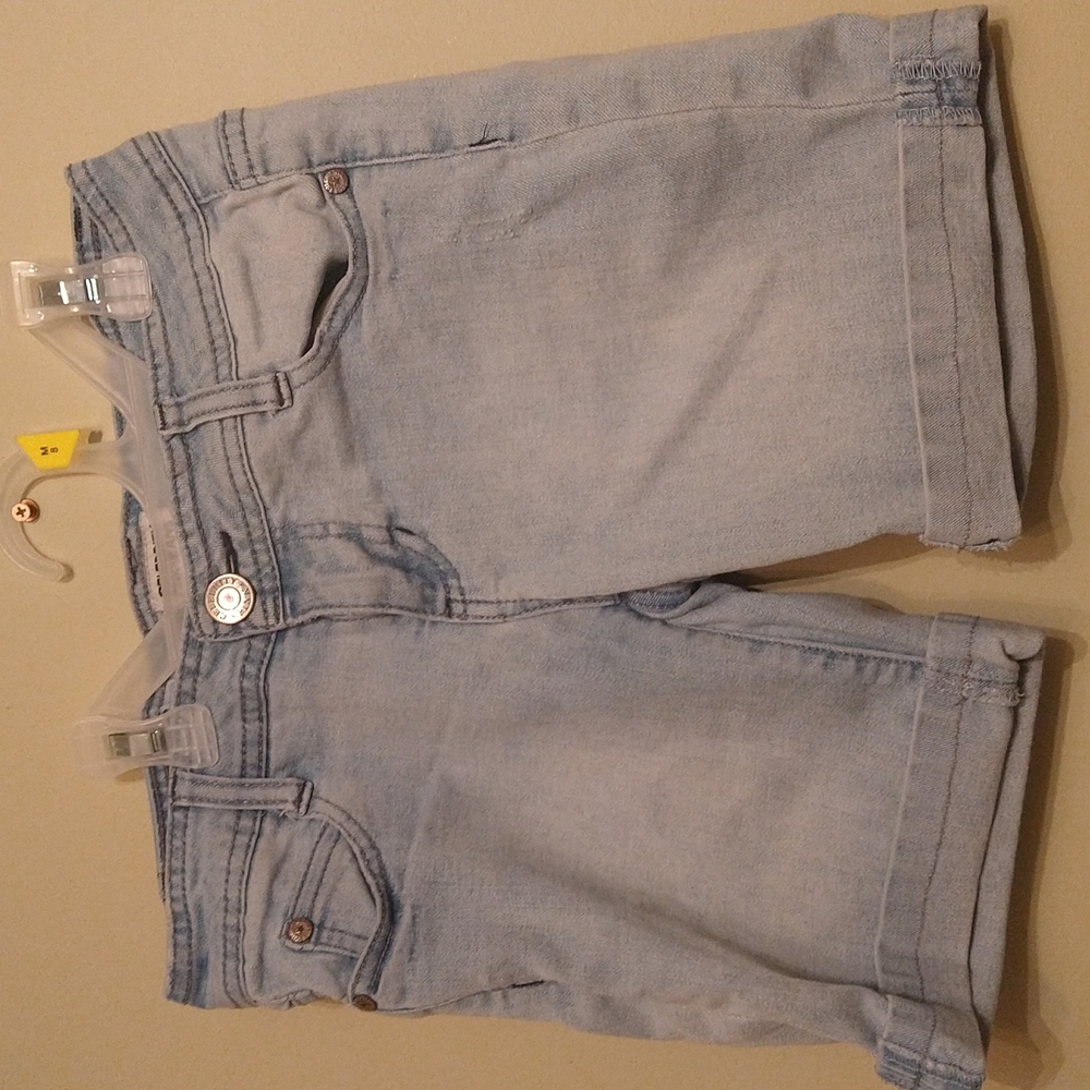Celebrity Pink Stonewashed Denim Shorts Size 1